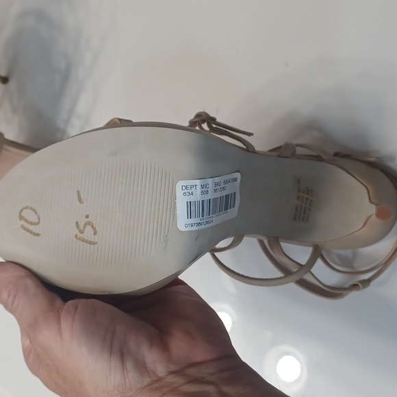 Steve Madden the Jubilant Leather Strappy Dress Sandals Women's sz 10 New $120 - Picture 5 of 8